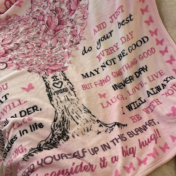 To my granddaughter necklace/bookmark/blanket bundle from grandma/grandpa - Picture 6 of 10